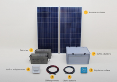 kit solaire autnome 330wc